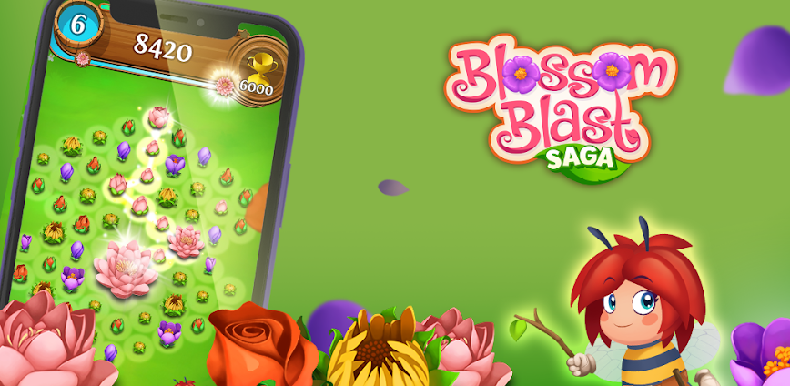 Background Blossom Blast Saga 